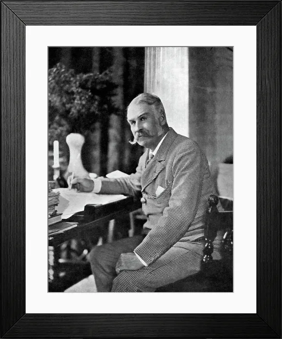 Framed Print : Sir William Schwenck Gilbert (1836-1911), English playwright and humorist, 1911-1912. Artist: Frederick Downer & Sons Framed Print : Sir William Schwenck Gilbert (1836-1911), English playwright and humorist, 1911-1912. Artist: Frederick Downer & Sons
