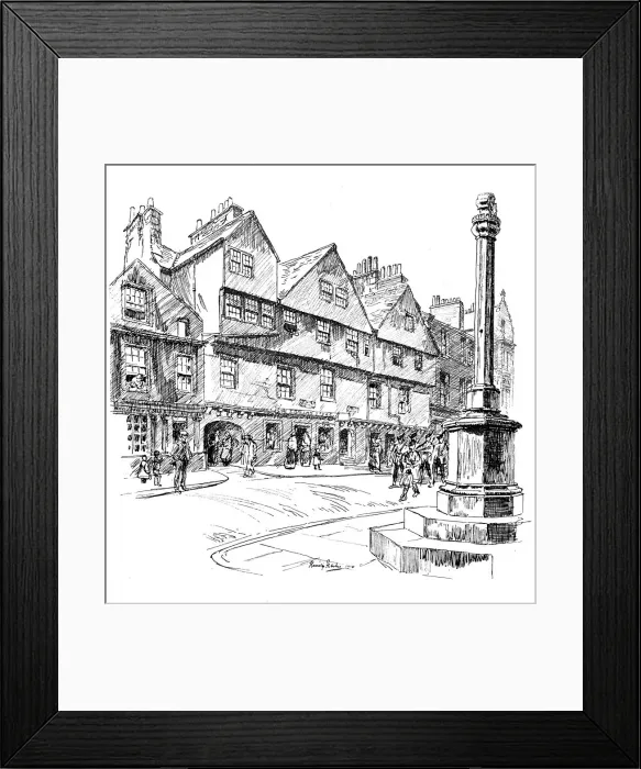 Framed Print : Bakehouse Close, Edinburgh, 1911-1912 Framed Print : Bakehouse Close, Edinburgh, 1911-1912