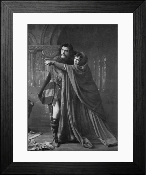 Framed Print : Matheson Lang (1879-1948) and Hutin Britton in Macbeth, 1911-1912 Framed Print : Matheson Lang (1879-1948) and Hutin Britton in Macbeth, 1911-1912