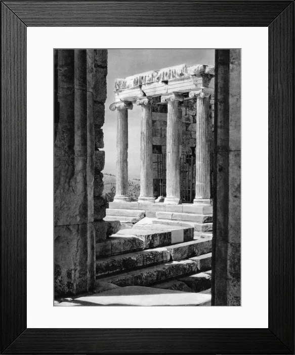 Framed Print : Temple of Nike, Athens, 1937. Artist: Martin Hurlimann Framed Print : Temple of Nike, Athens, 1937. Artist: Martin Hurlimann