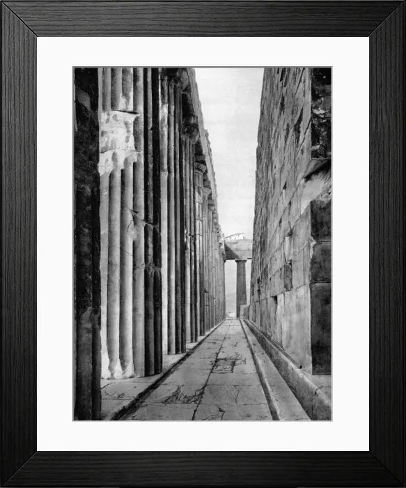 Framed Print : The north side of the Parthenon, Athens, 1937. Artist: Martin Hurlimann Framed Print : The north side of the Parthenon, Athens, 1937. Artist: Martin Hurlimann