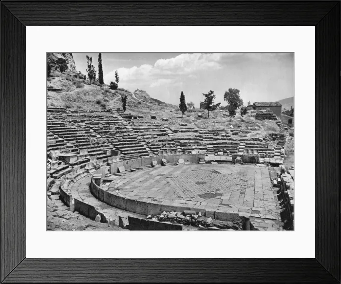 Framed Print : Theatre of Dionysus, Athens, 1937. Artist: Martin Hurlimann Framed Print : Theatre of Dionysus, Athens, 1937. Artist: Martin Hurlimann