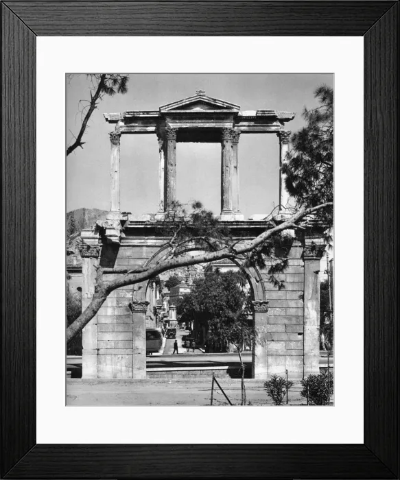 Framed Print : Hadrians Arch, Athens, 1937. Artist: Martin Hurlimann Framed Print : Hadrians Arch, Athens, 1937. Artist: Martin Hurlimann