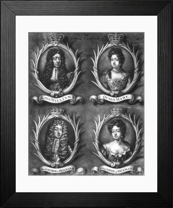 Framed Print : The Royal Family. Artist: Cooper Framed Print : The Royal Family. Artist: Cooper