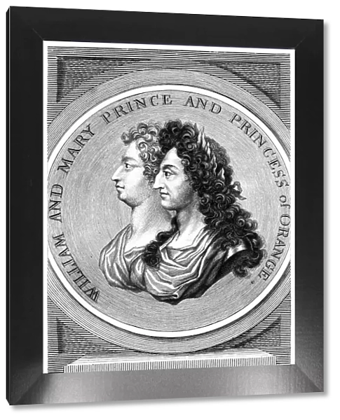 William and Mary, Prince and Princess of Orange. Artist: R White
