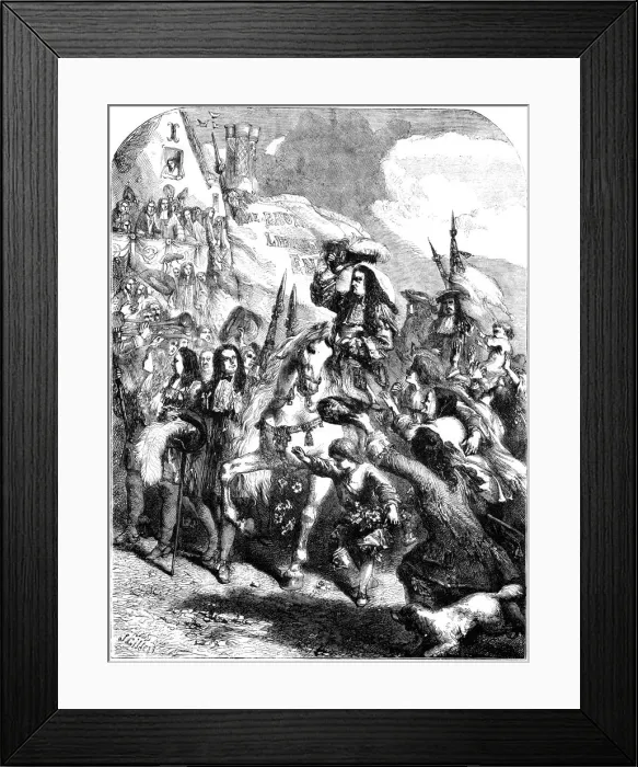 Framed Print : William III entering Exeter Framed Print : William III entering Exeter