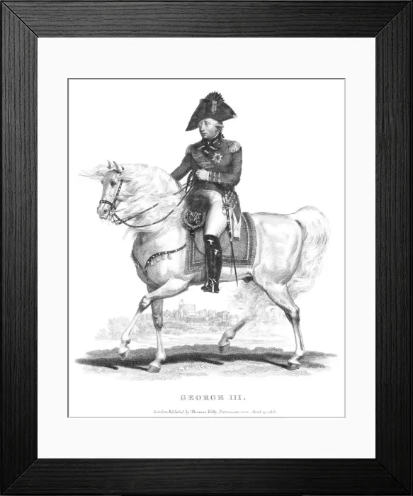 Framed Print : George III of the United Kingdom, 1816. Artist: Thomas Kelly-Kenny Framed Print : George III of the United Kingdom, 1816. Artist: Thomas Kelly-Kenny