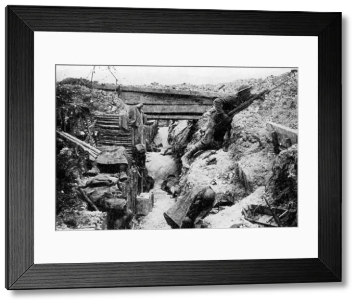 Framed Print : The front line at Ovillers, Battle of the Somme, Picardy, France, July 1916 (1935) Framed Print : The front line at Ovillers, Battle of the Somme, Picardy, France, July 1916 (1935)