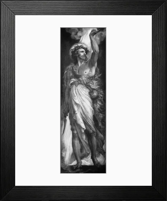 Framed Print : Elijah, 1926. Artist: Frederic Shields Framed Print : Elijah, 1926. Artist: Frederic Shields