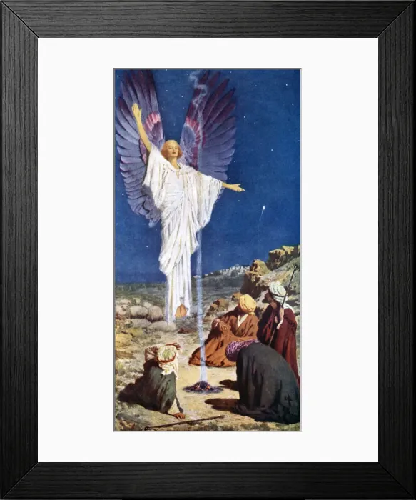 Framed Print : The First Noel, 1926. Artist: William Henry Margetson Framed Print : The First Noel, 1926. Artist: William Henry Margetson