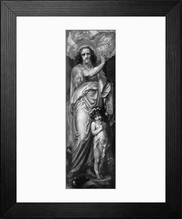 Framed Print : Isaiah, 1926. Artist: Frederic Shields Framed Print : Isaiah, 1926. Artist: Frederic Shields