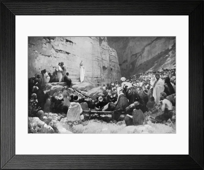 Framed Print : The Sermon on the Mount, 1926. Artist: Paul Buffet Framed Print : The Sermon on the Mount, 1926. Artist: Paul Buffet