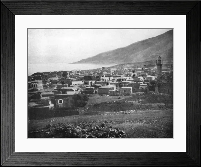 Framed Print : Tiberias and the Lake of Galilee, 1926 Framed Print : Tiberias and the Lake of Galilee, 1926