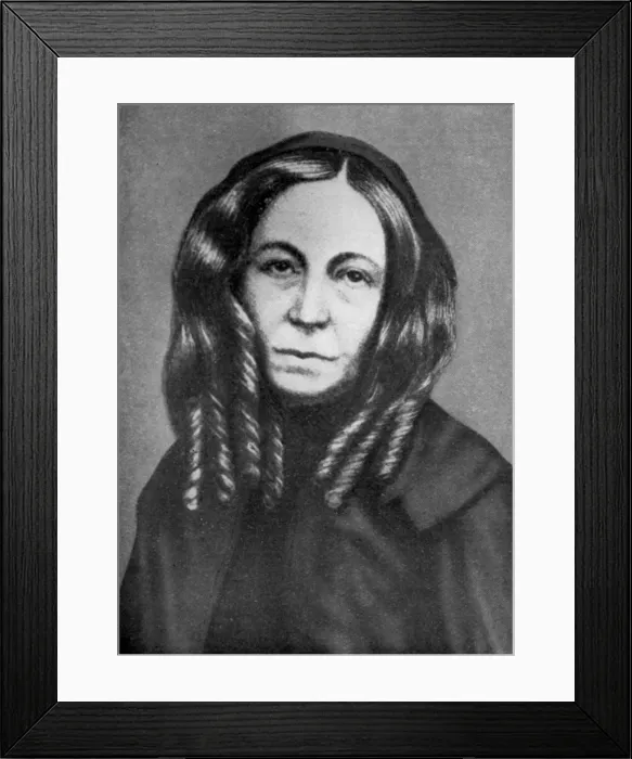 Framed Print : Elizabeth Barrett Browning (1806-1861), English poet, 1926 Framed Print : Elizabeth Barrett Browning (1806-1861), English poet, 1926