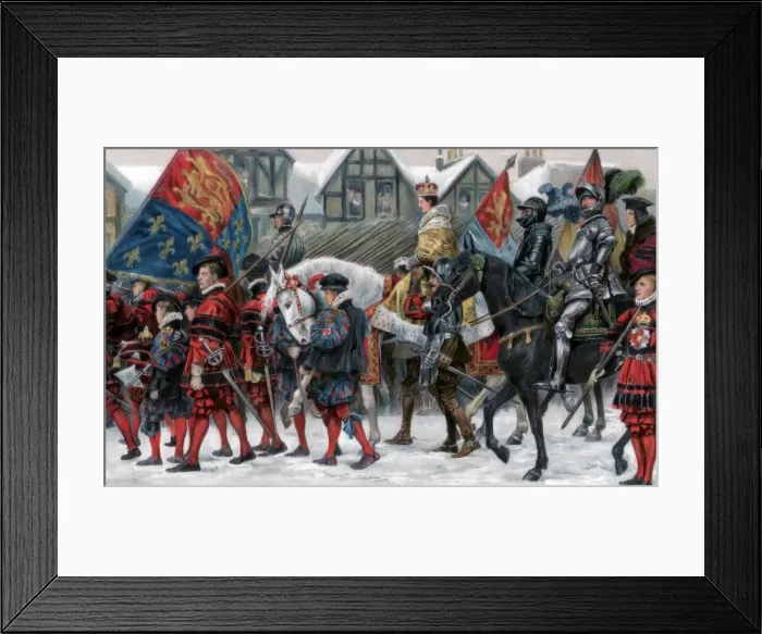 Framed Print : The coronation of Edward VI, 20 February 1547, (1902) Framed Print : The coronation of Edward VI, 20 February 1547, (1902)