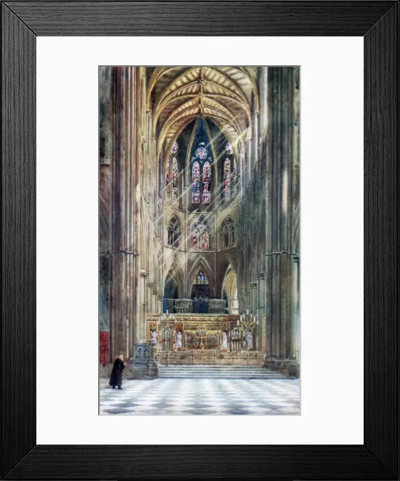 Framed Print : Westminster Abbey, London, 1902. Artist: Alfred Hugh Fisher Framed Print : Westminster Abbey, London, 1902. Artist: Alfred Hugh Fisher