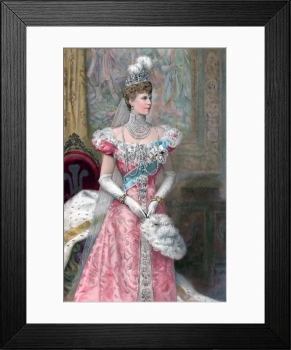 Framed Print : Princess of Wales, 1902