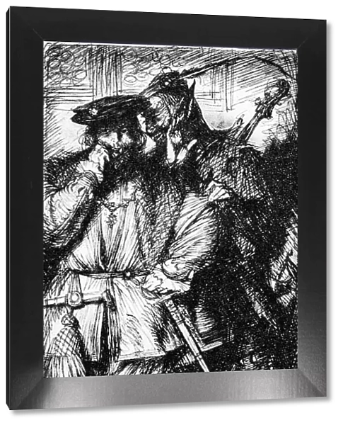 Mephistopheles and Faust, 1923. Artist: Edmund Joseph Sullivan