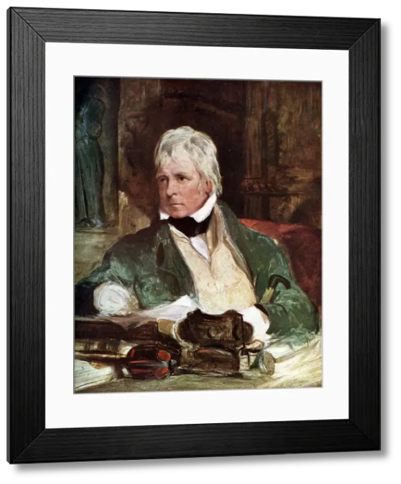 Framed Print : Walter Scott, (1923). Artist: Edwin Henry Landseer Framed Print : Walter Scott, (1923). Artist: Edwin Henry Landseer