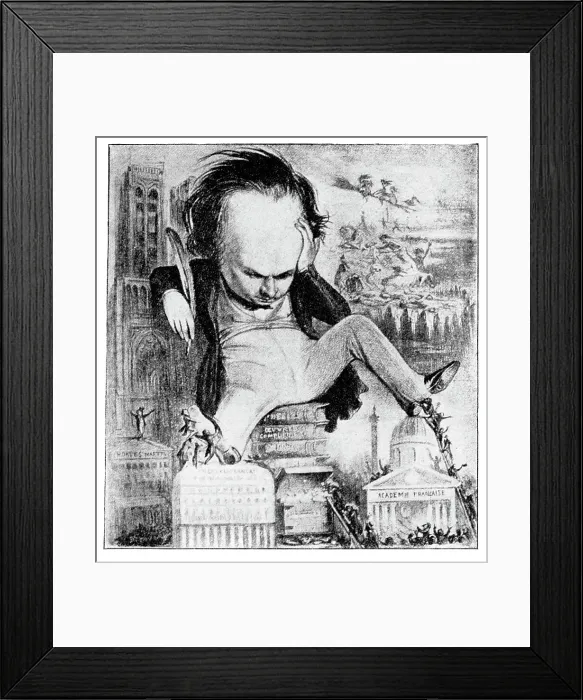 Framed Print : Victor Hugo, 1923. Artist: Benjamin Framed Print : Victor Hugo, 1923. Artist: Benjamin