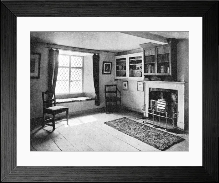 Framed Print : De Quinceys Home, Doce Cottage, Grasmere, 1923 Framed Print : De Quinceys Home, Doce Cottage, Grasmere, 1923