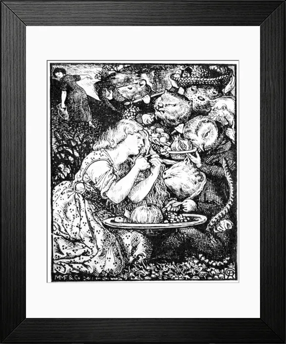 Framed Print : Buy from us with a Golden Curl, (1923). Artist: Macmillian & Co Ltd Framed Print : Buy from us with a Golden Curl, (1923). Artist: Macmillian & Co Ltd