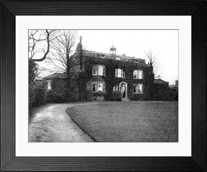 Framed Print : Gadshill, Near Rochester, Purchased by Dickens in 1856, (1923). Artist: Rischgitz Collection Framed Print : Gadshill, Near Rochester, Purchased by Dickens in 1856, (1923). Artist: Rischgitz Collection