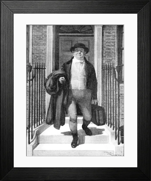 Framed Print : Mr Pickwick, 1923. Artist: Hodder & Stoughton Ltd Framed Print : Mr Pickwick, 1923. Artist: Hodder & Stoughton Ltd