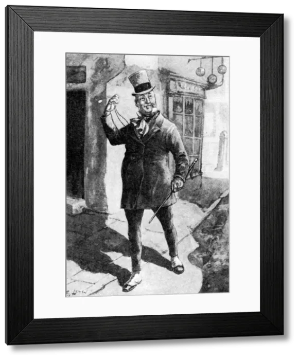 Framed Print : Mr Micawber, 1923. Artist: Vandyck Printers Ltd Framed Print : Mr Micawber, 1923. Artist: Vandyck Printers Ltd