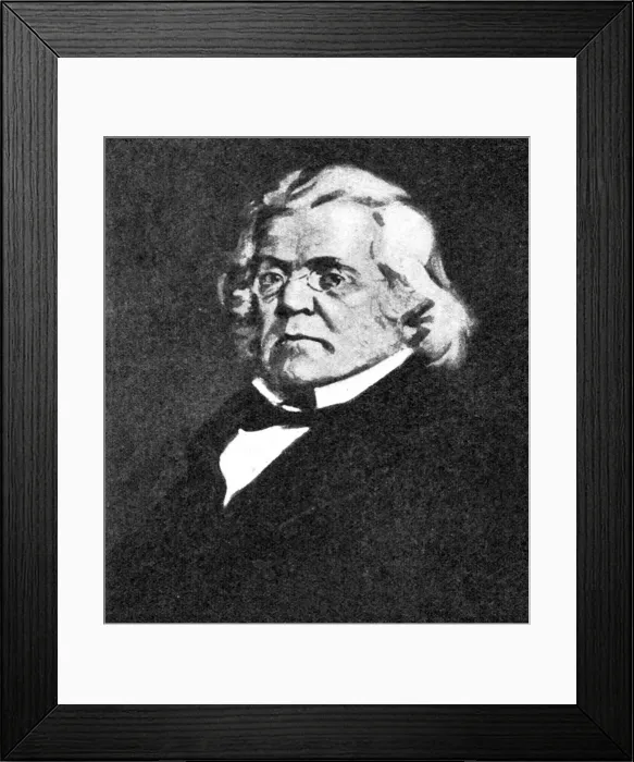 Framed Print : William Makepeace Thackeray, (1923). Artist: Joseph Simpson Framed Print : William Makepeace Thackeray, (1923). Artist: Joseph Simpson