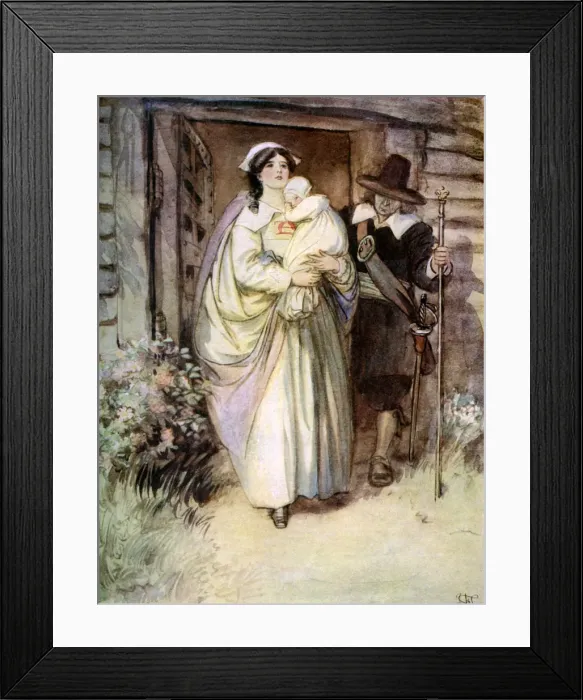 Framed Print : The Scarlet Letter, 1923. Artist: Methuen & Co Ltd Framed Print : The Scarlet Letter, 1923. Artist: Methuen & Co Ltd