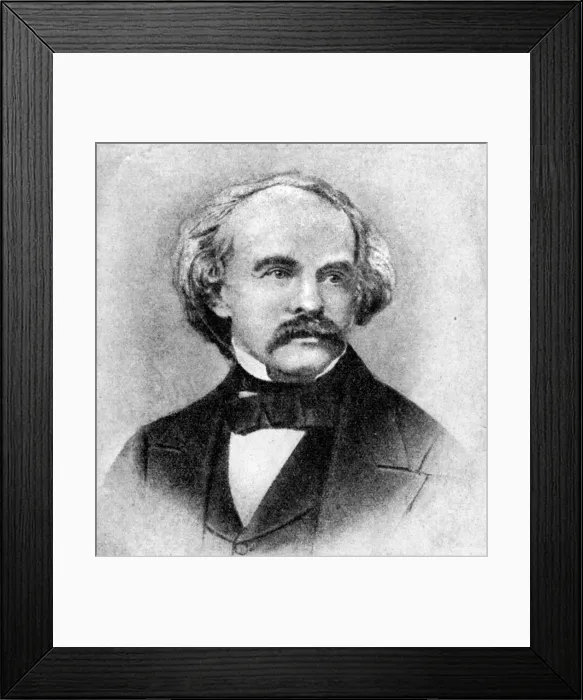 Framed Print : Nathaniel Hawthorne, Author of Tanglewood Tales, 1923. Artist: Rischgitz Collection Framed Print : Nathaniel Hawthorne, Author of Tanglewood Tales, 1923. Artist: Rischgitz Collection