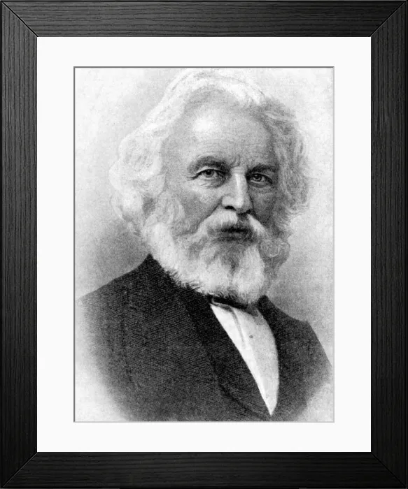 Framed Print : Henry W. Longfellow, New England Poet, 1923. Artist: Rischgitz Collection Framed Print : Henry W. Longfellow, New England Poet, 1923. Artist: Rischgitz Collection