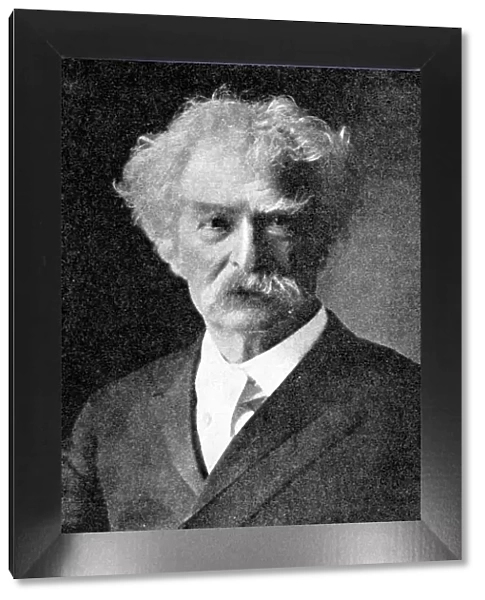 Mark Twain, The greatest of all American humorists, 1923. Artist: Rischgitz Collection