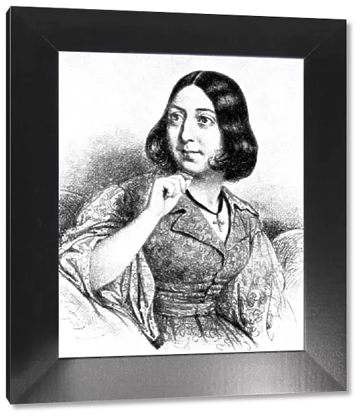 George Sand, 1923. Artist: Louis Leopold Boilly