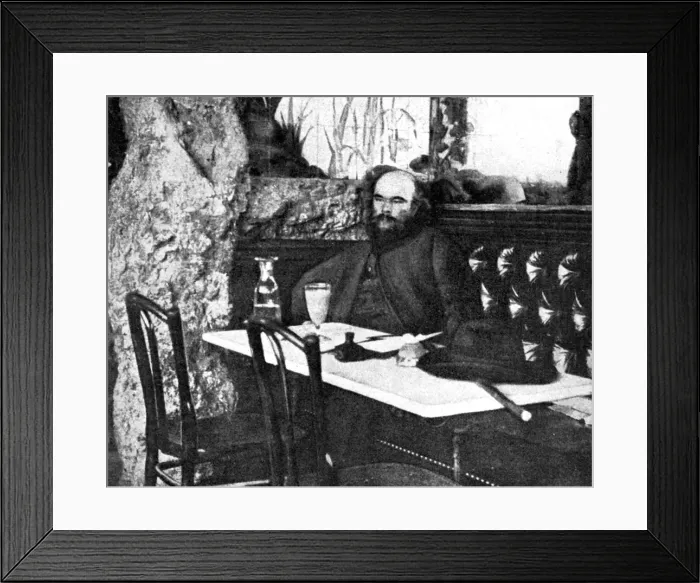 Framed Print : Verlaine, The Poet of Absinthe, 1923. Artist: Rischgitz Collection Framed Print : Verlaine, The Poet of Absinthe, 1923. Artist: Rischgitz Collection