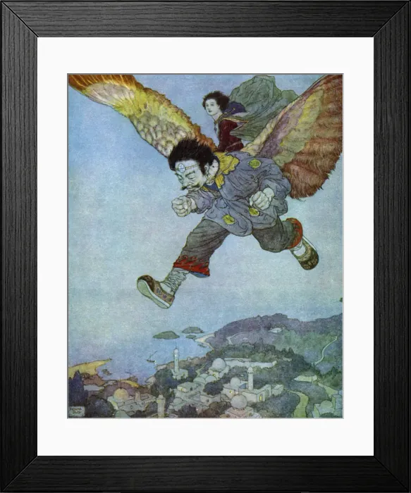 Framed Print : The Garden of Paradise, (1923). Artist: Hodder & Stoughton Ltd Framed Print : The Garden of Paradise, (1923). Artist: Hodder & Stoughton Ltd