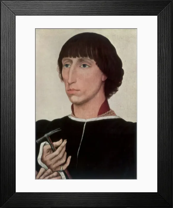 Framed Print : Francesco d Este, c1460 (1927). Artist: Rogier Van der Weyden Framed Print : Francesco d Este, c1460 (1927). Artist: Rogier Van der Weyden