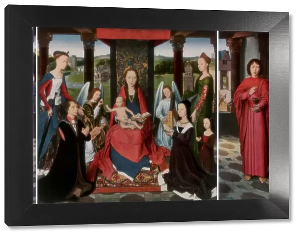 The Virgin and Child with Saints and Donors (The Donne Triptych), c1478 (1927). Artist: Dirck Bouts