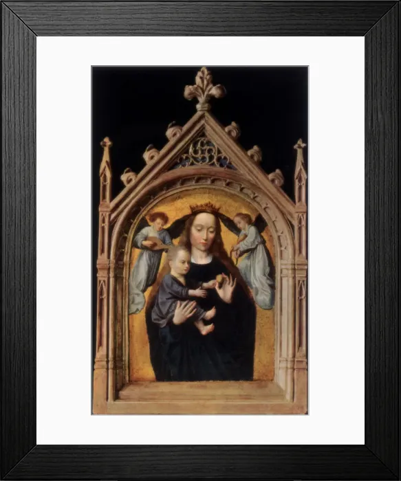 Framed Print : The Madonna and Child, (1927). Artist: Gerard David Framed Print : The Madonna and Child, (1927). Artist: Gerard David