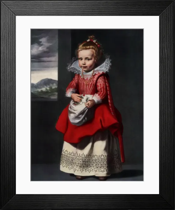 Framed Print : Portrait of the artists daughter Magdalena de Vos, 1927. Artist: Cornelis de Vos Framed Print : Portrait of the artists daughter Magdalena de Vos, 1927. Artist: Cornelis de Vos