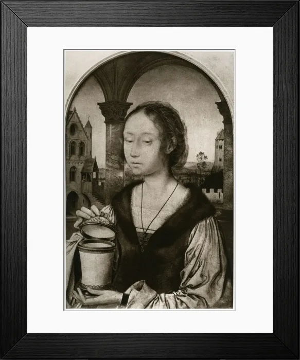 Framed Print : St Mary Magdalene, (1927). Artist: Quentin Metsys I Framed Print : St Mary Magdalene, (1927). Artist: Quentin Metsys I