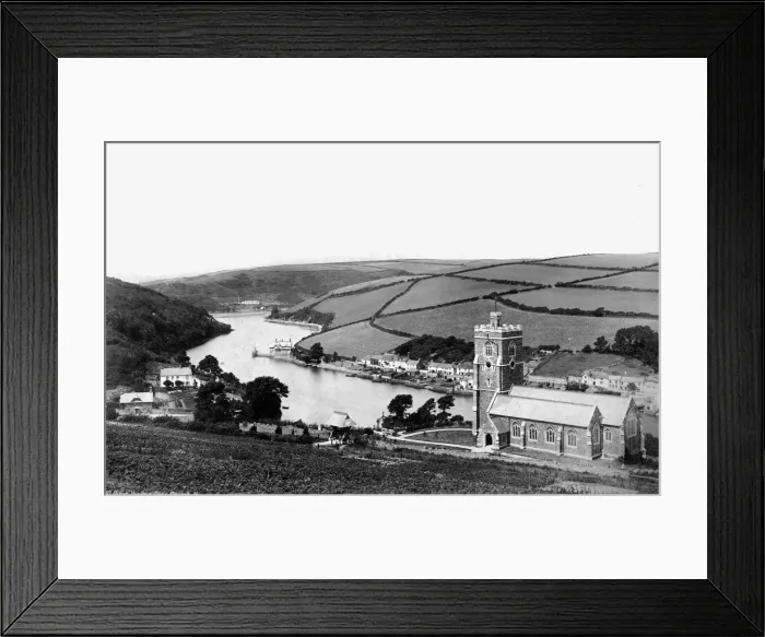 Framed Print : River Yealme; Noss Church, c1882 Framed Print : River Yealme; Noss Church, c1882