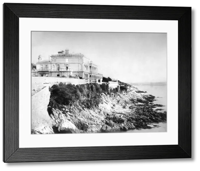 Framed Print : Winter Villa, c1882 Framed Print : Winter Villa, c1882