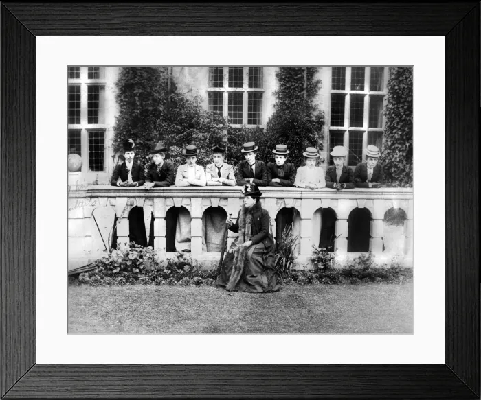 Framed Print : Group of women, c1882 Framed Print : Group of women, c1882