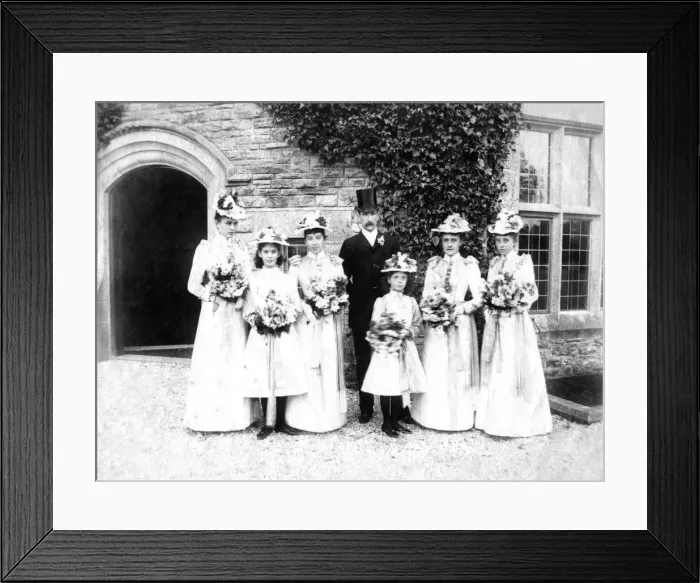 Framed Print : Family Photo, c1882 Framed Print : Family Photo, c1882