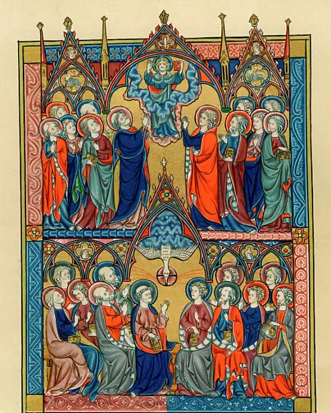 Ascension and Pentecost, 1290-1300