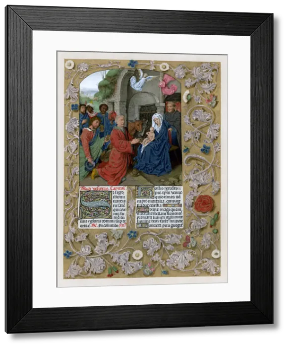 Framed Print : Adoration of the Magi, c1490-1497 Framed Print : Adoration of the Magi, c1490-1497