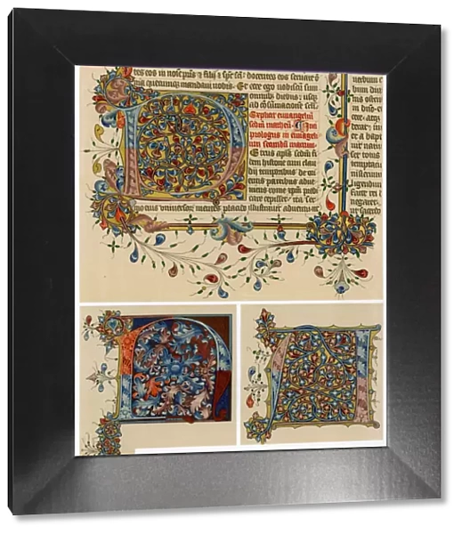 Illuminated initial letters, 1405-1415