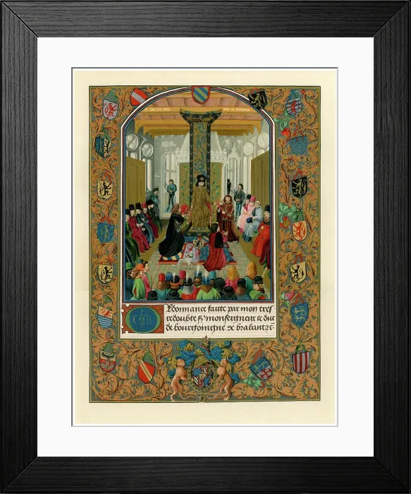 Framed Print : Charles the Bold, Duke of Burgundy, 1473 Framed Print : Charles the Bold, Duke of Burgundy, 1473